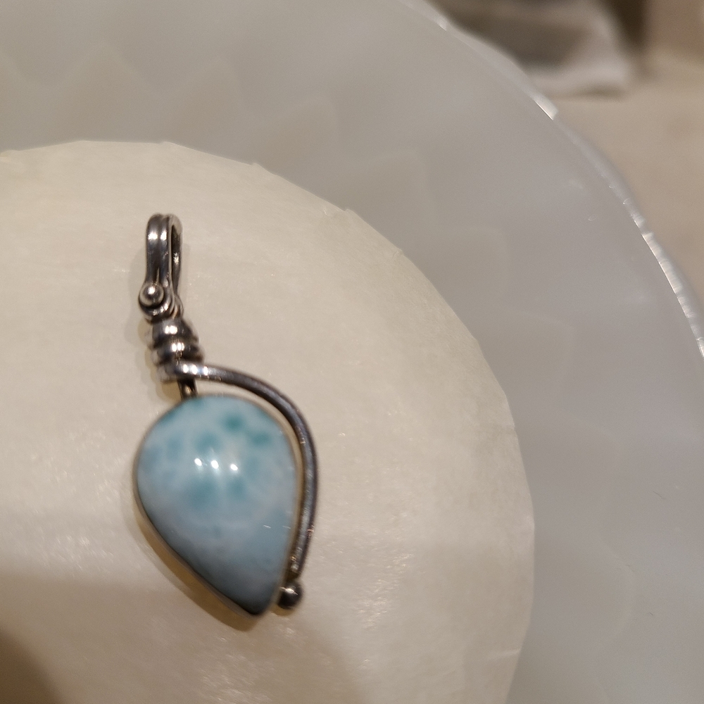 COPY - Latermer stone 925 silver pendant